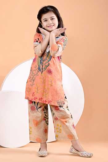 THE COTTON STAPLE Ema Floral Print Kurta Set 