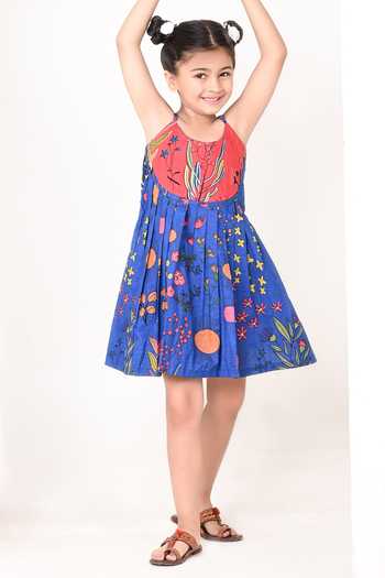 THE COTTON STAPLE Dew Floral Print Dress 