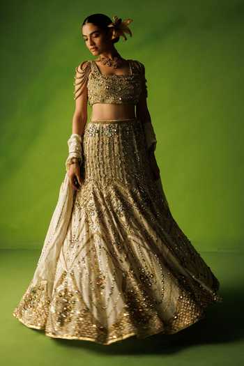 Kisakshi Jaipur Hand Embellished Lehenga Set 