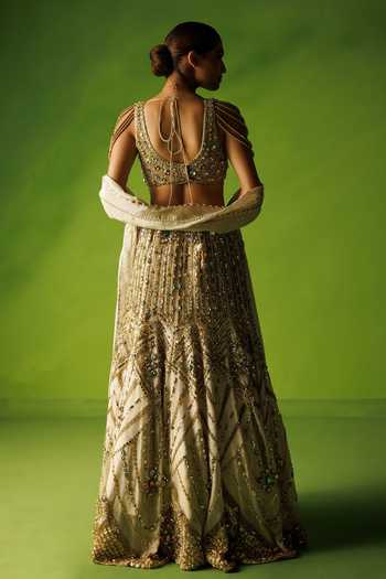 Kisakshi Jaipur Hand Embellished Lehenga Set 