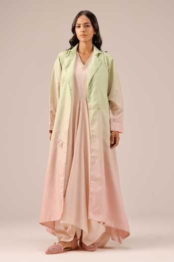 OurDve Ocean Dusk Linen Jacket 