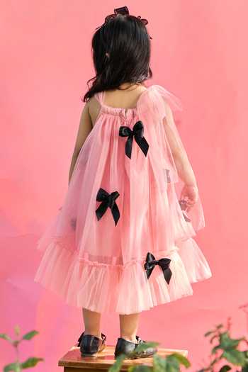Pnk Isha Arora (Pink) Wrap Me Up In Bows Dress 
