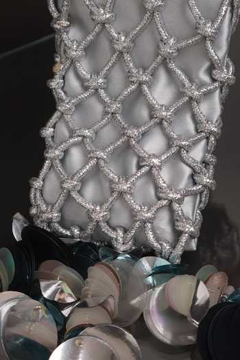 Shop_FOREVER NOOR_Silver Aqua Prism Phone Bag _Online_at_Aza_Fashions