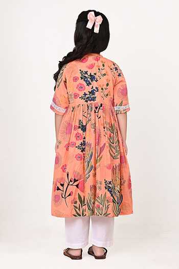 THE COTTON STAPLE Floral Print Kurta Set 