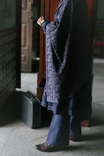 Buy AMIT BEHKI Blue Navy Embroidered Stole Online at Aza Fashions Buy_AMIT BEHKI_Blue Navy Embroidered Stole _Online_at_Aza_Fashions