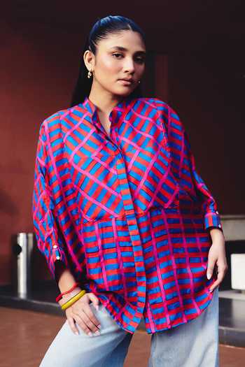 Kavya Singh Kundu Pedro Block Printed Shirt 