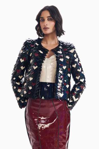 Sameer Madan Moodboard Crush Embroidered Jacket 