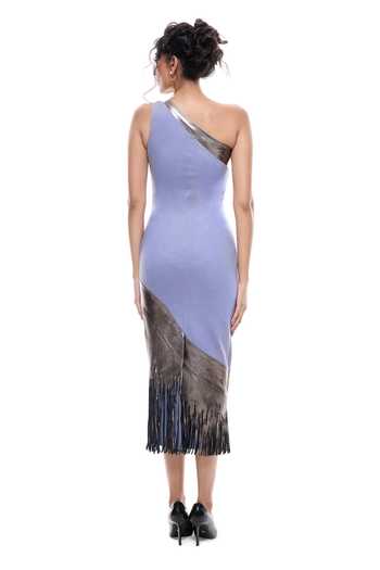 Sameer Madan Samba At Midnight Bodycon Jersey Dress 