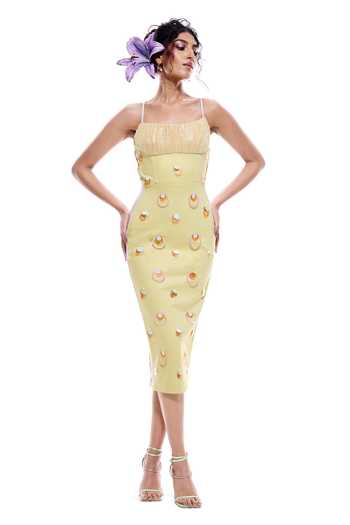 Sameer Madan Marambaia Mist Bodycon Dress 