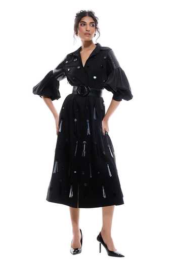 Sameer Madan Camu Embellished Dress 