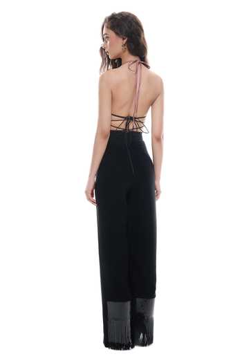 Sameer Madan Chrome Carnavale Stripe Pattern Top 