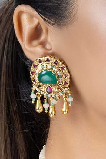 Buy Joules by Radhika White Aaeha Layered Embellished Pendant Choker Set Online at Aza Fashions Buy_Joules by Radhika_White Aaeha Layered Embellished Pendant Choker Set _Online_at_Aza_Fashions