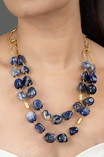 Joules by Radhika Taro Stone Embellished Necklace 