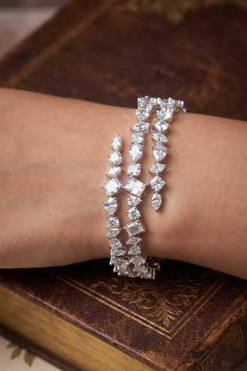 Prestones Zirconia Embellished Bangle