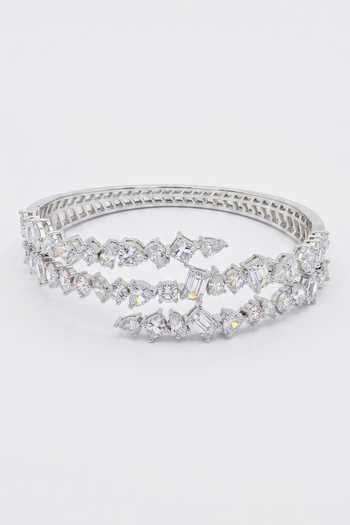 Prestones Zirconia Embellished Bangle