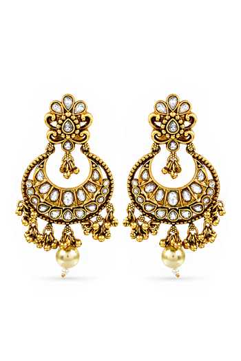 Prestones Kundan Studded Earrings