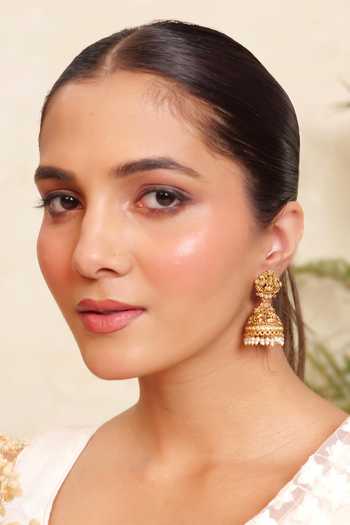 Prestones Temple Mix Metal Earrings 