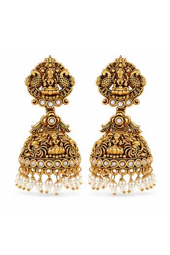 Prestones Temple Mix Metal Earrings 