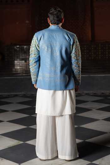 ASHNA VASWANI Embroidered Jacket & Kurta Set 