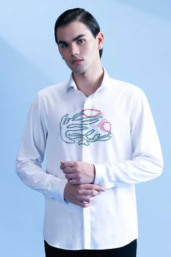 Abkasa Nautical Cotton Shirt 
