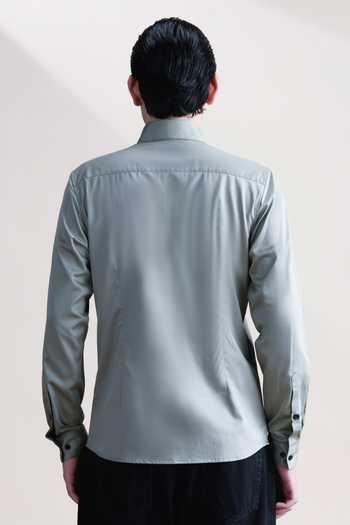 Abkasa Aura Colorblock Cotton Shirt 