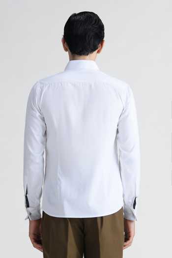 Abkasa Terra Cotton Embroidered Shirt 