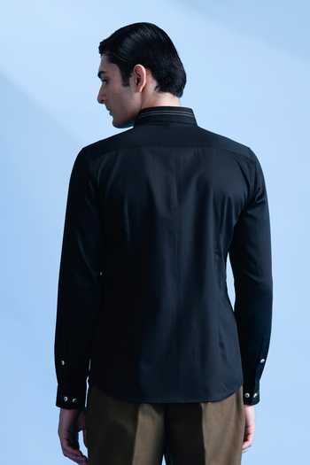 Abkasa Legacy Embroidered Cotton Shirt 