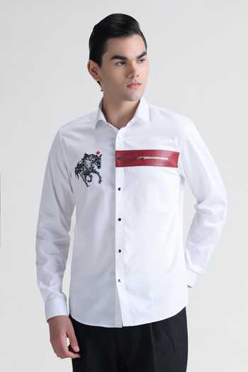 Abkasa Synth Cotton Long Sleeve Shirt 