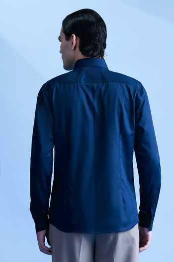 Abkasa Mirage Metallic Panel Cotton Shirt 