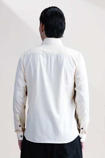 Abkasa Yola Colourblock Cotton Shirt 