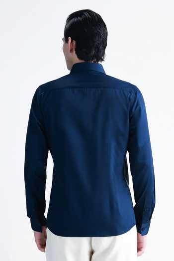 Abkasa Charlotte Geometric Patchwork Cotton Shirt 