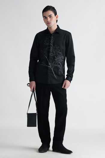 Abkasa Nicolla Embroidered Cotton Shirt 