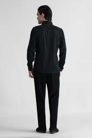Abkasa Quincy Embroidered Cotton Shirt 