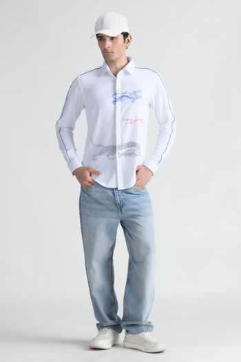 Buy_Abkasa_White Viscose Dax Shirt _Online_at_Aza_Fashions