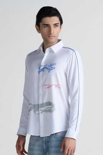 Shop_Abkasa_White Viscose Dax Shirt _Online_at_Aza_Fashions