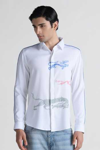 Abkasa Dax Poly-Viscose Shirt 