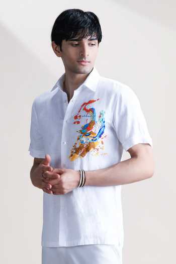 Abkasa Genevieve Linen Shirt 