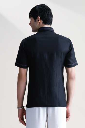 Abkasa Berry Linen Shirt 