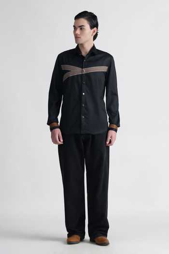 Abkasa Inked Cotton Shirt 