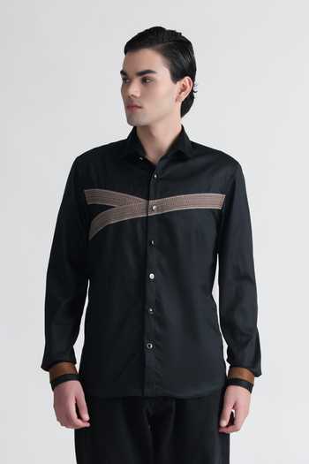 Abkasa Inked Cotton Shirt 