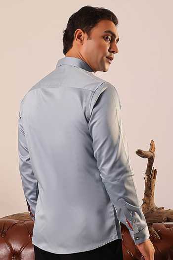 Abkasa Columbus Embroidered Cotton Shirt 
