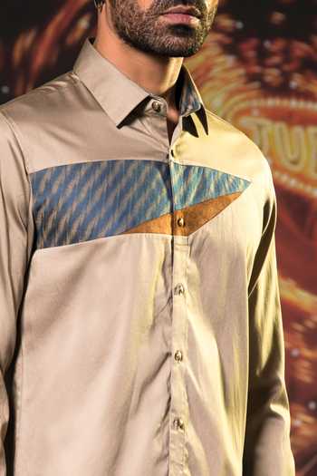 Shop_Abkasa_Multi Color Cotton Paradox Shirt _Online_at_Aza_Fashions