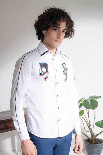 Abkasa Halo Cotton Long Sleeve Shirt 