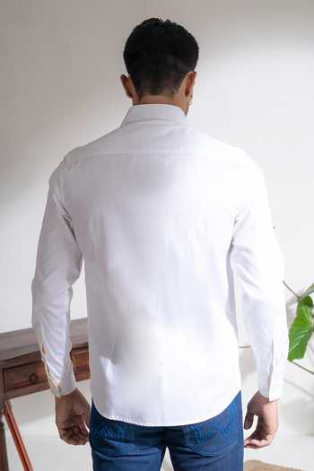 Abkasa Originality Cotton White Shirt 