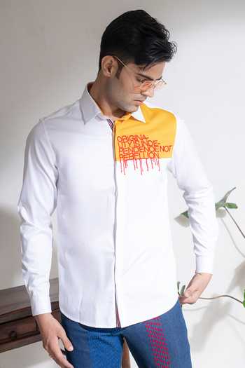 Abkasa Originality Cotton White Shirt 