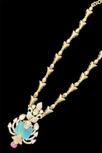 Amaara Jewels Mystic Embellished Pendant Necklace Set 
