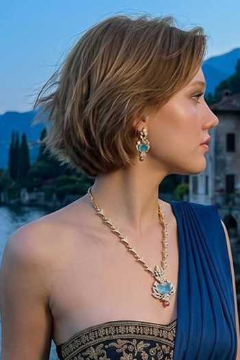 Buy_Amaara Jewels_Blue Mystic Embellished Pendant Necklace Set _Online_at_Aza_Fashions