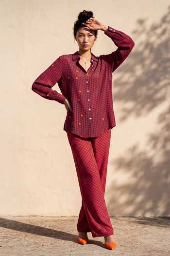 Nautanky Heart Print Shirt & Pant Set 