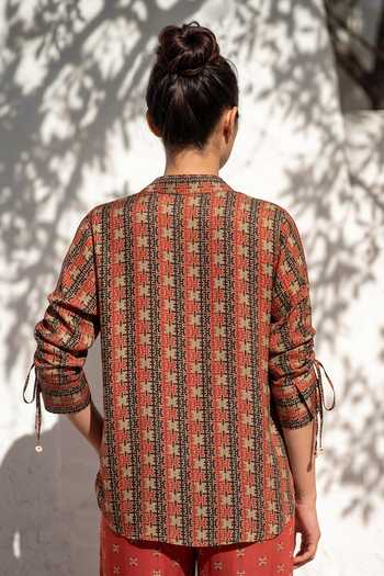 Nautanky Terra Printed Shirt & Trouser Set 