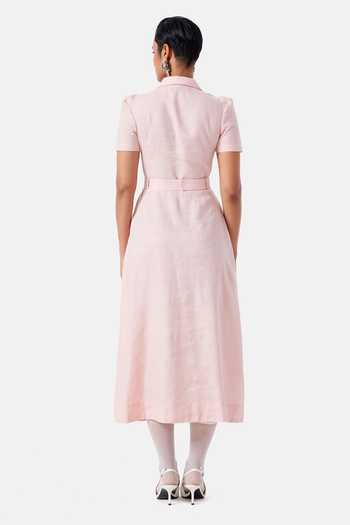 NOTEBOOK Rowyn Linen Shirt Dress 